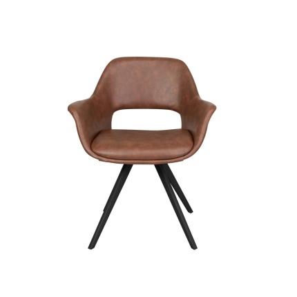 House of Sander Fenja spisebordstol cognac PU